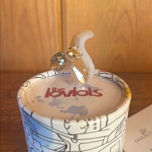 Swarovski Crystal Squirrel with Clear and Cream Accents